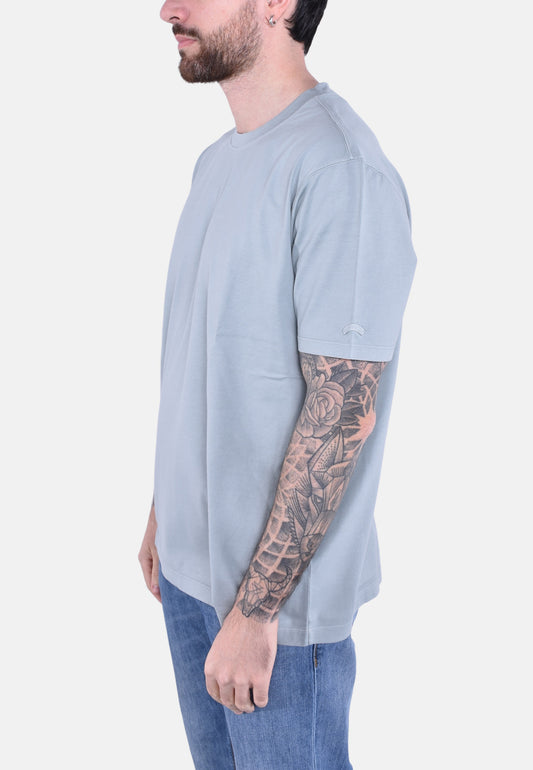 T-SHIRT IN COTONE LIGHT JERSEY TINTO CAP