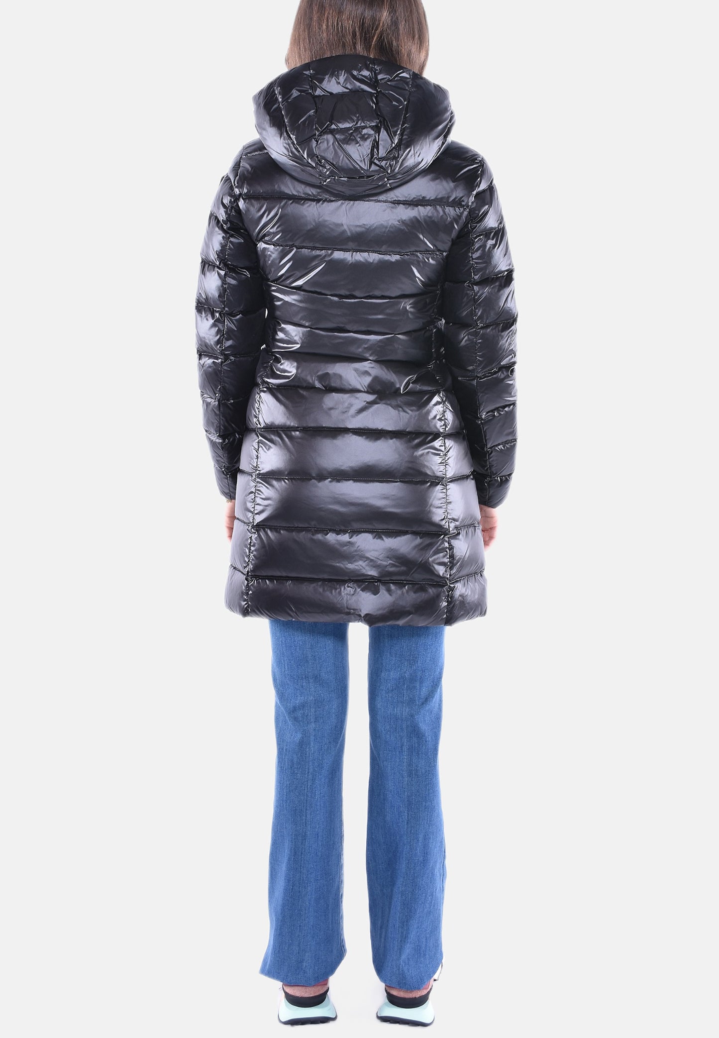 PIUMINO LUNGO CON CAPPUCCIO