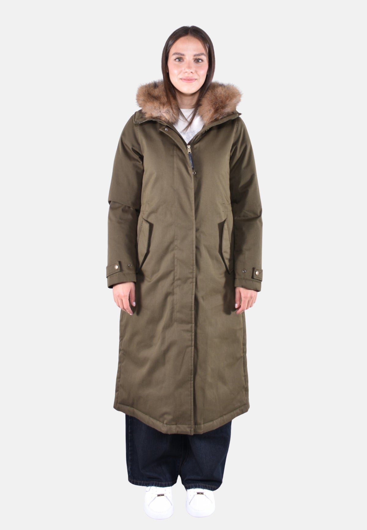 BEST COTTON FAUX FUR PARKA
