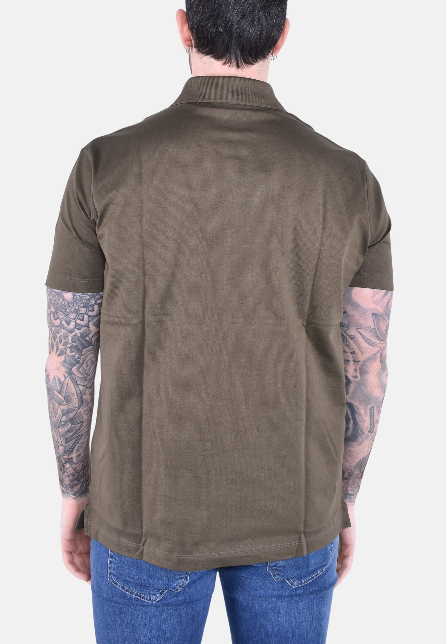 POLO IN COTONE DOUBLE PIQUE CON SHAR