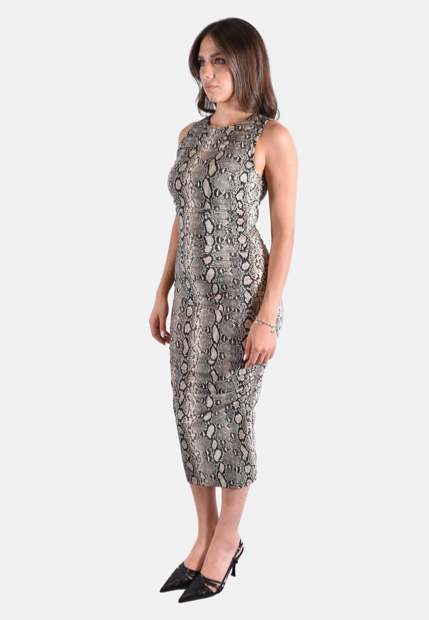 PRT RUCH AH LONG MIDI DRS