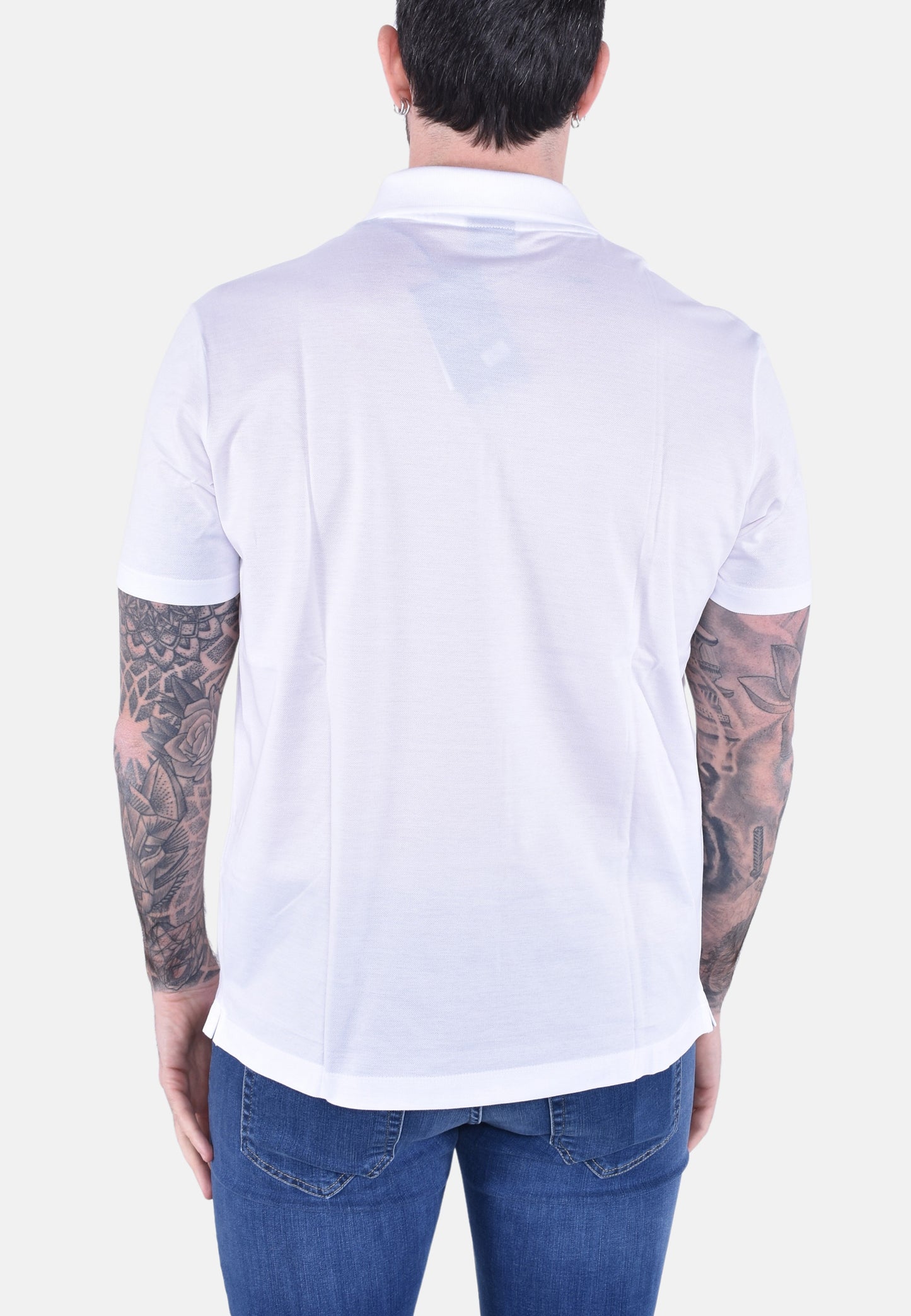 POLO IN COTONE DOUBLE PIQUE CON SHAR