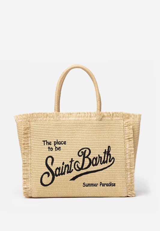 VANITY STRAW N SHOULDER BAG