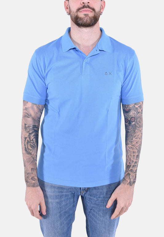 POLO PRINT UNDER COLLAR SHORT SLEEVES