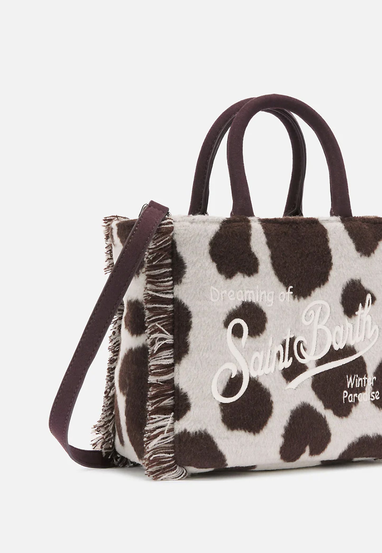 VANITY MINI FELT SMALL BAG WITH STRAP