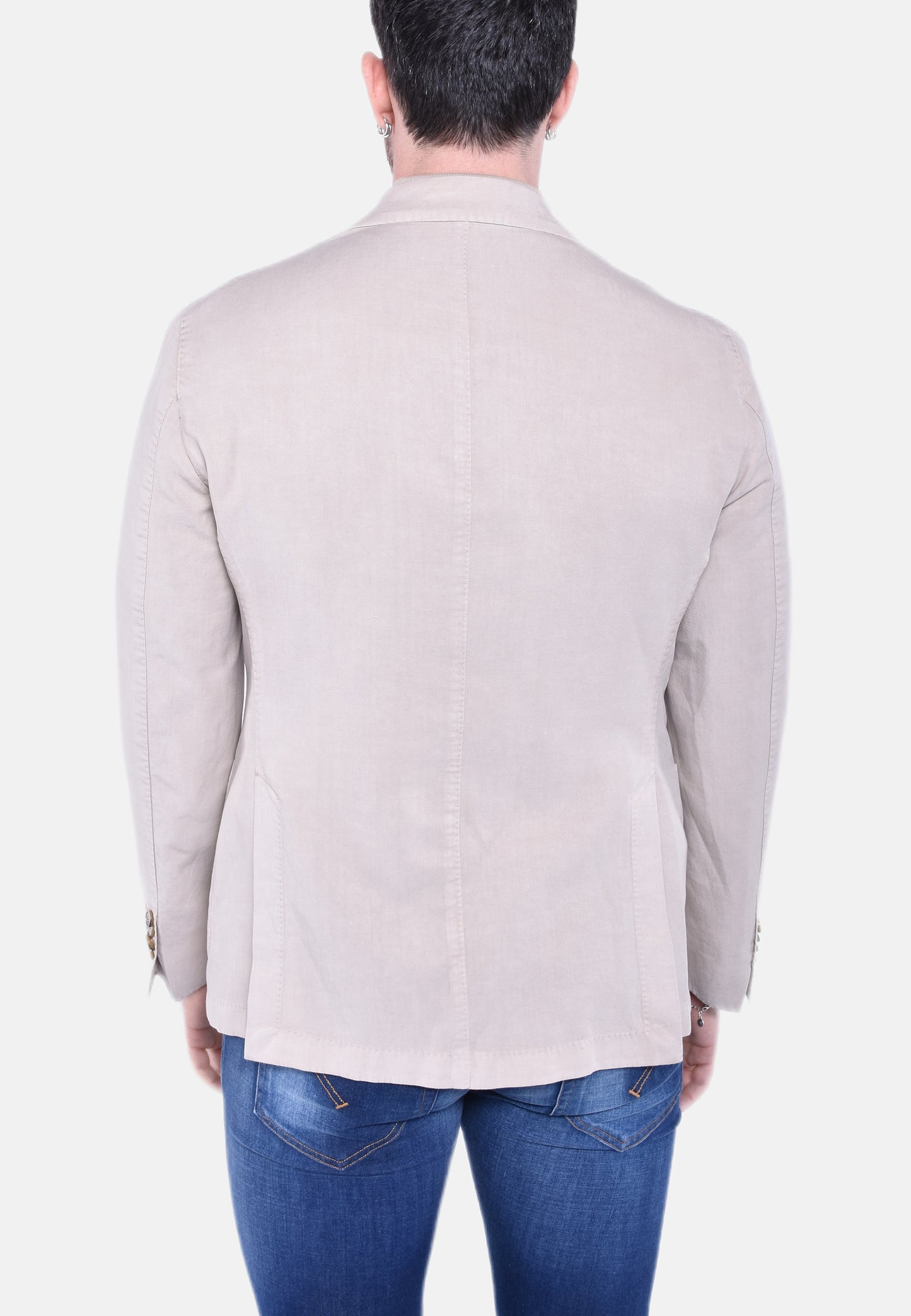 GIACCA MONOPETTO COTONE E LINO