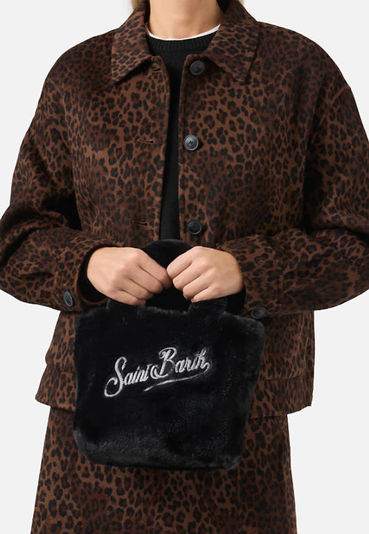 VANITY MINI SOFT FUR SMALL BAG WITH STRAP