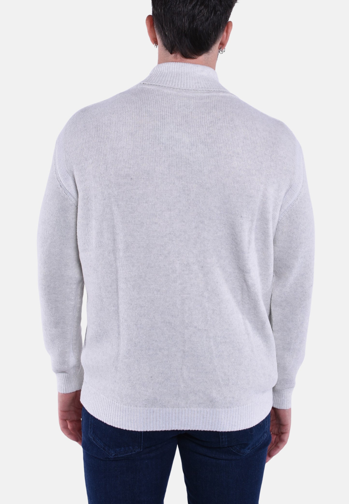 KNITWEAR TURTLE NECK IN FLEECE KNIT
