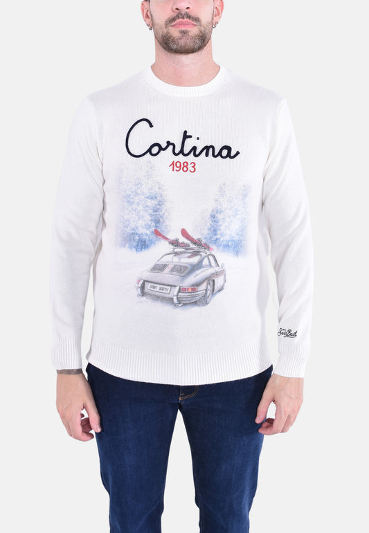 ROUND-NECK SWEATER PRINT