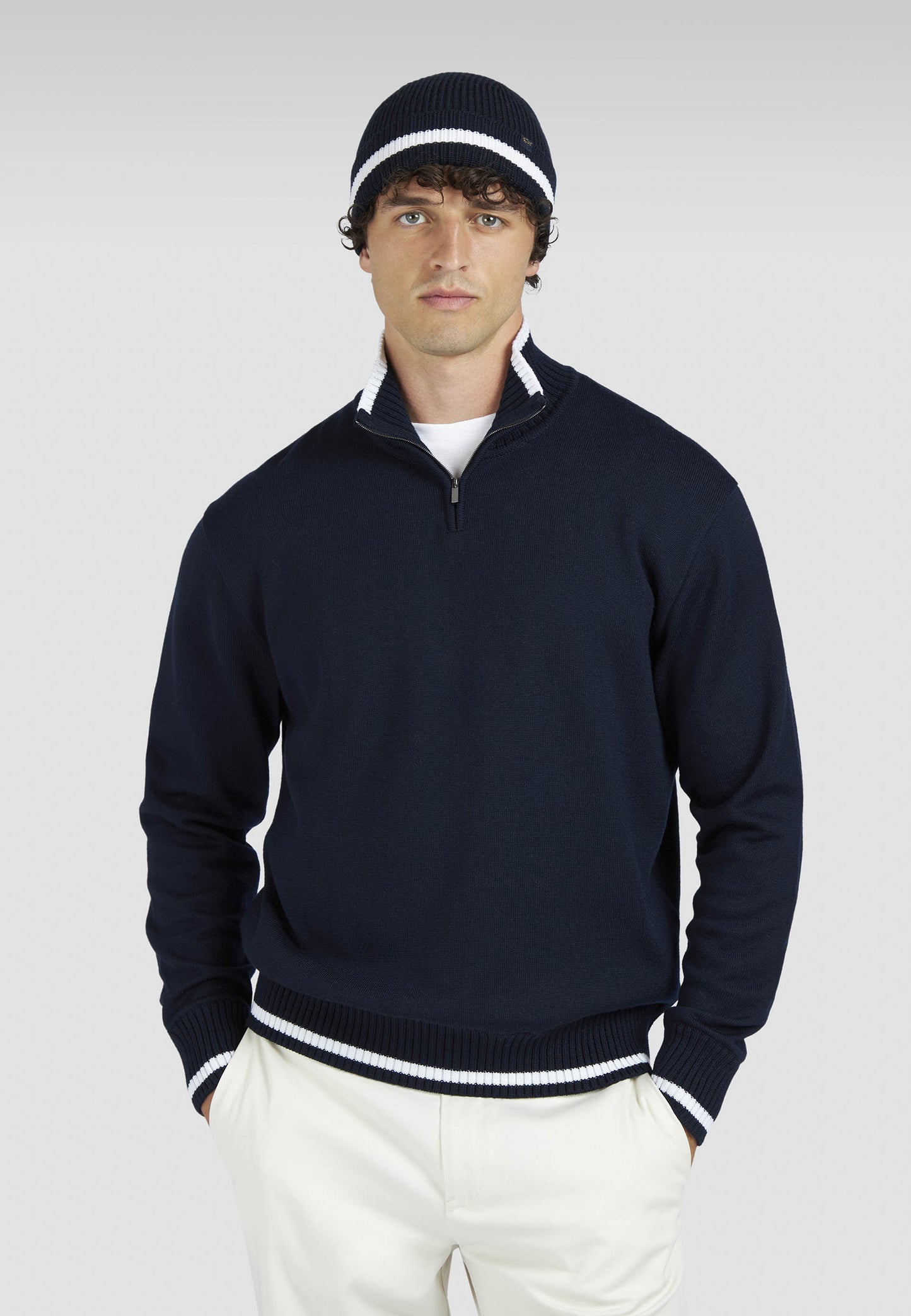 MALIA LF ZIP IN LNA OT COOL OUCHPOLO IN MERINO EXTRAFINE CON SHARK TAG