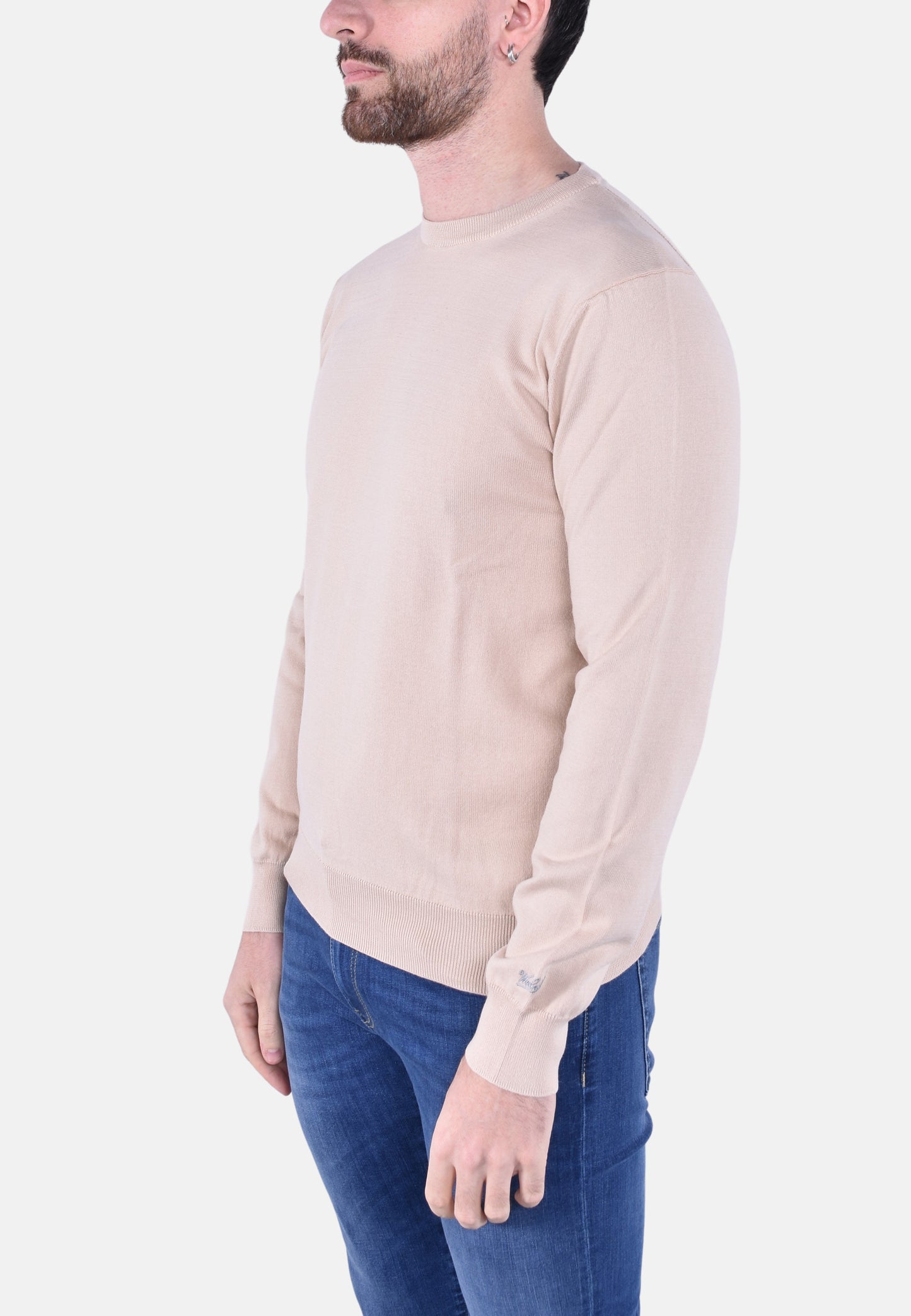 LOGO COTTON CREWNECK