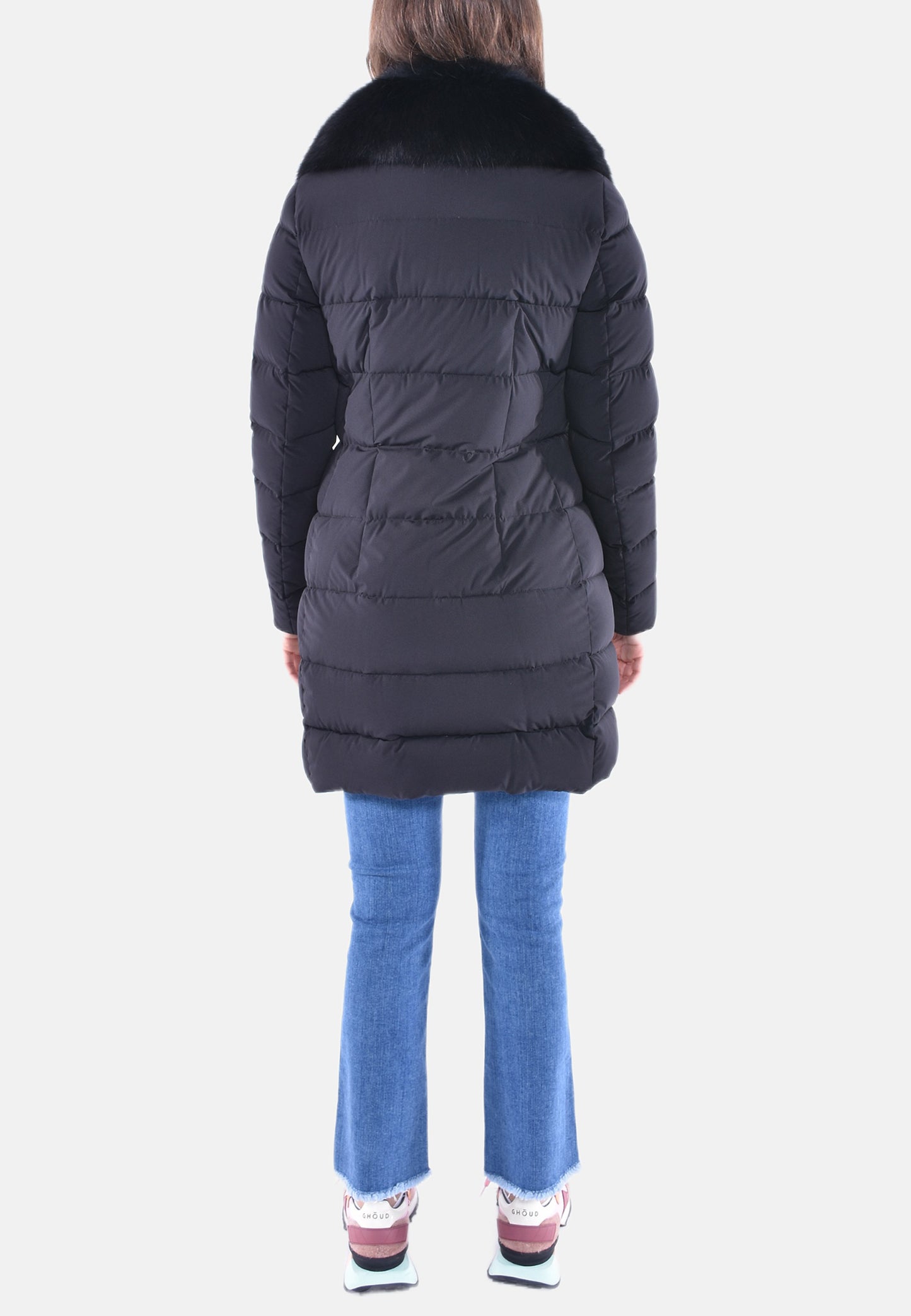 GIUBBINO CON PELO E CHIUSURA LATERALE DILETTA