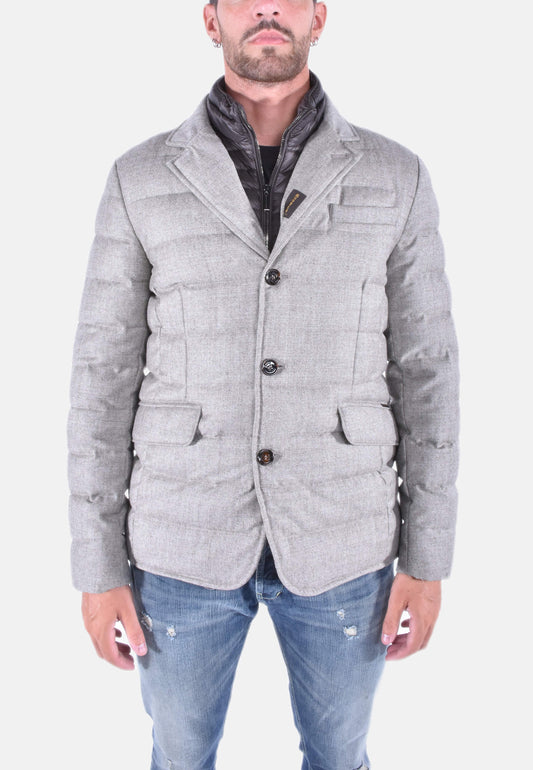 GIACCA IN LANA E PIUMA NOMOS