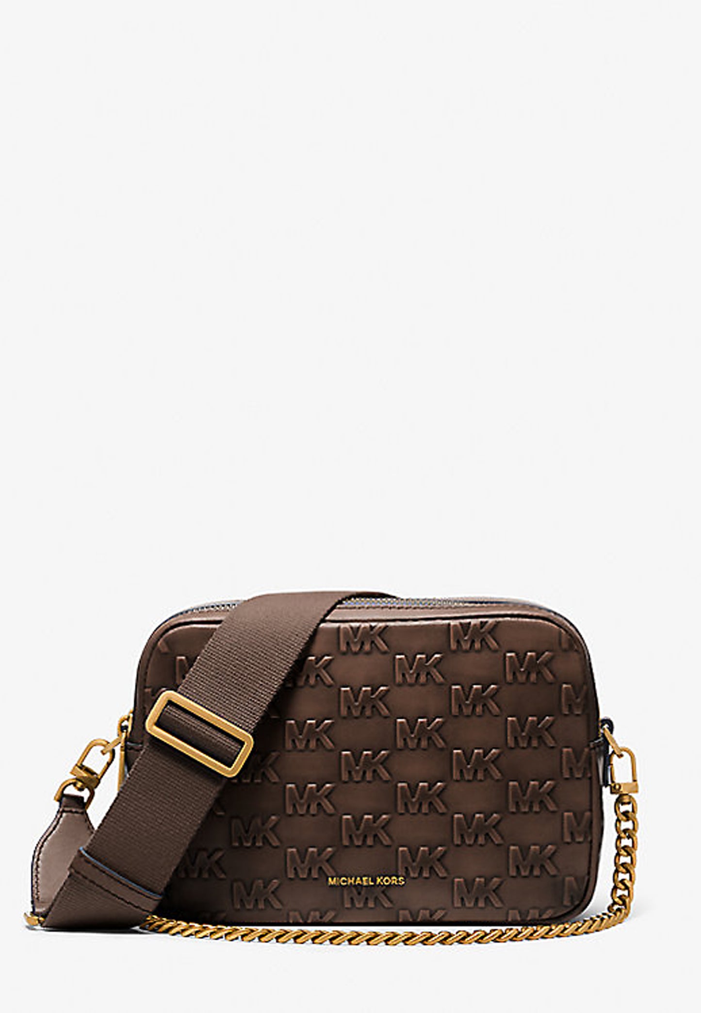 CAMERIA BAG A TRACOLLA BRYANT MEDIA IN PELLE MARTELLATA