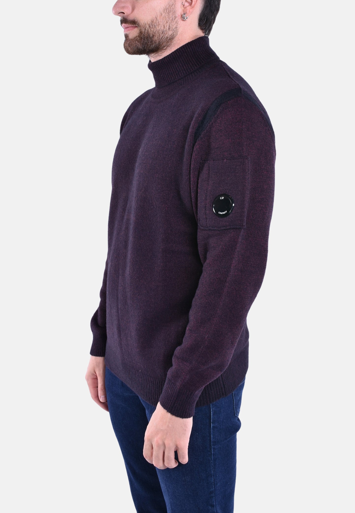 KNITWEAR TURTLE NECK IN FLEECE KNIT