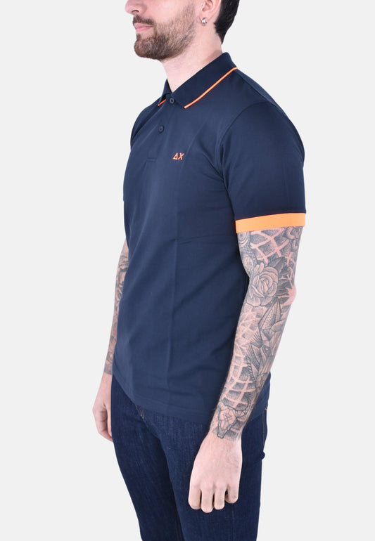 POLO SMALL STRIPE FLUO SHORT SLEEVES