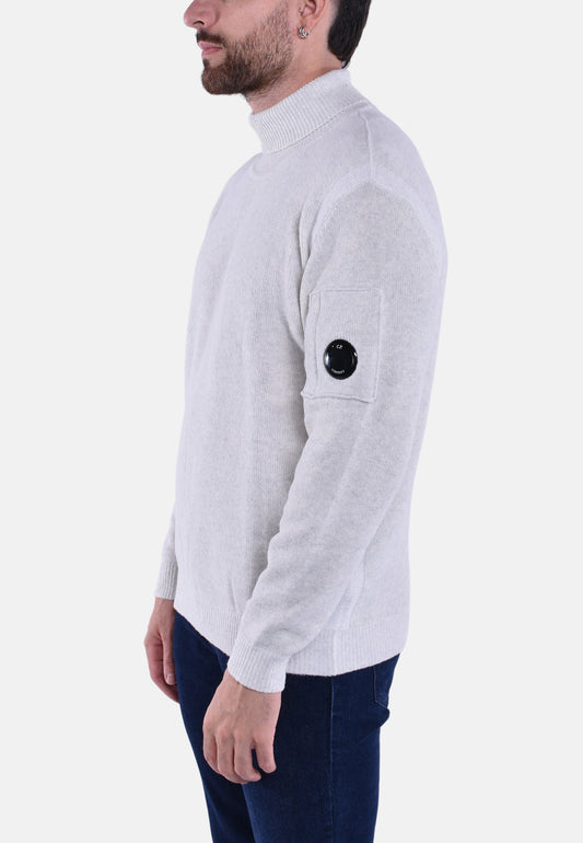 KNITWEAR TURTLE NECK IN FLEECE KNIT