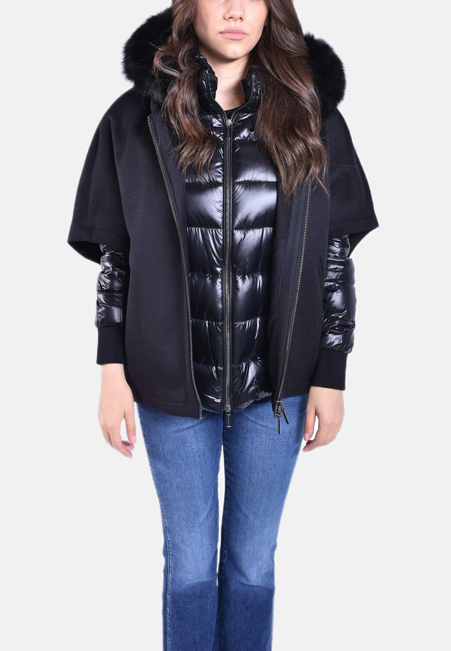 CAPPA IN LANA CON PIUMINO STACCABILE PEGASO