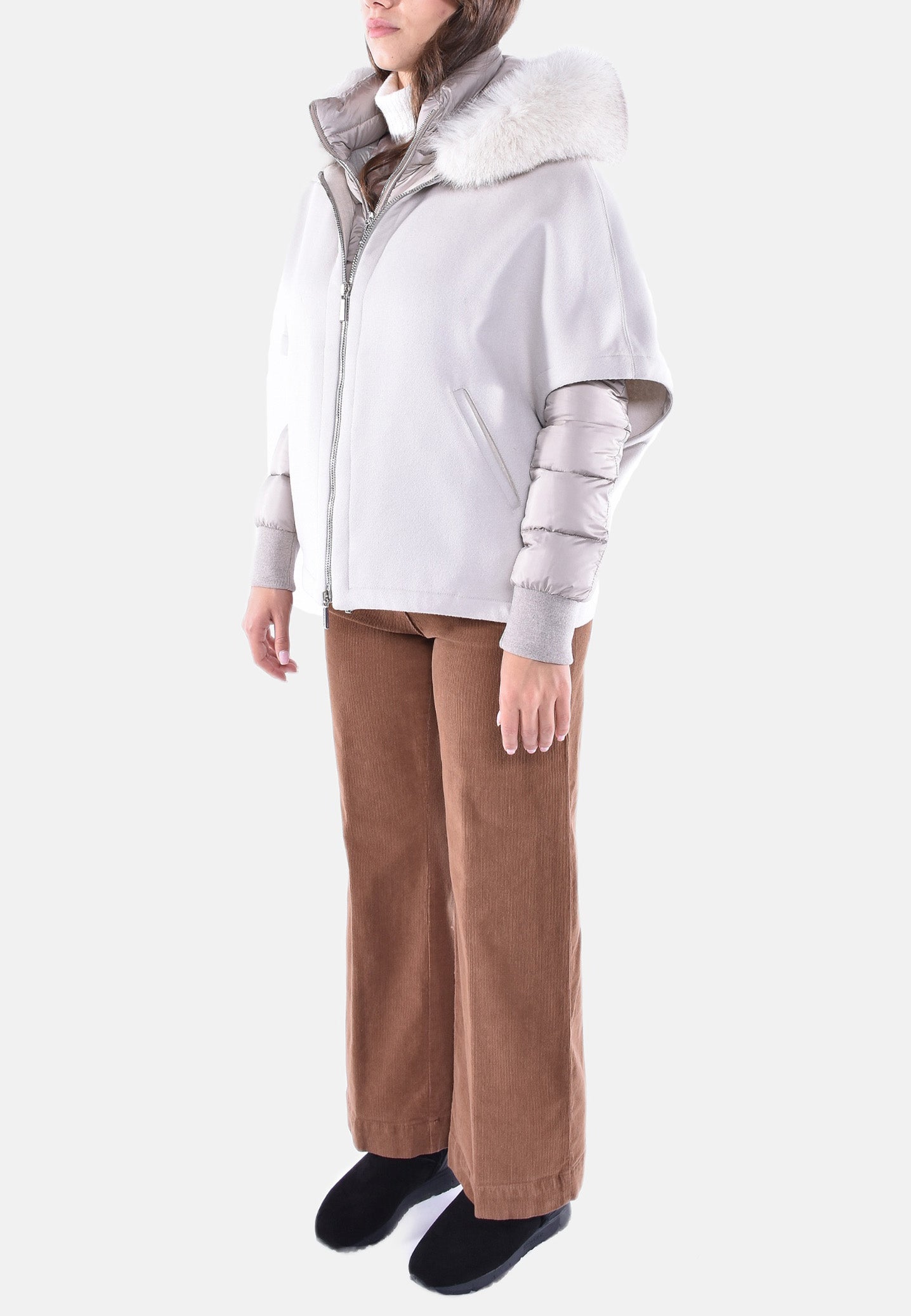 CAPPA IN LANA CON PIUMINO STACCABILE PEGASO