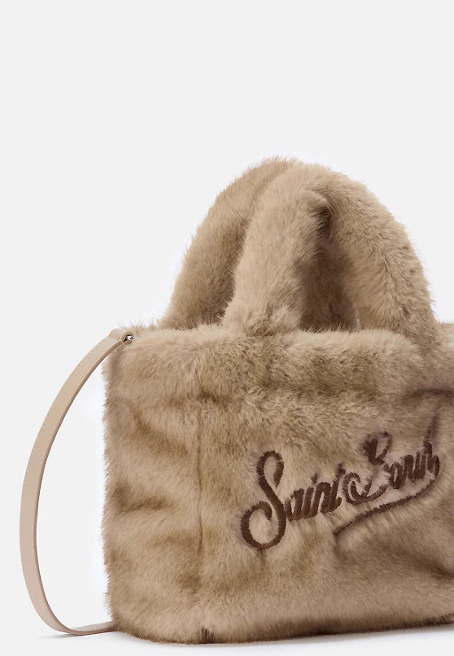 VANITY MINI SOFT FUR SMALL BAG WITH STRAP