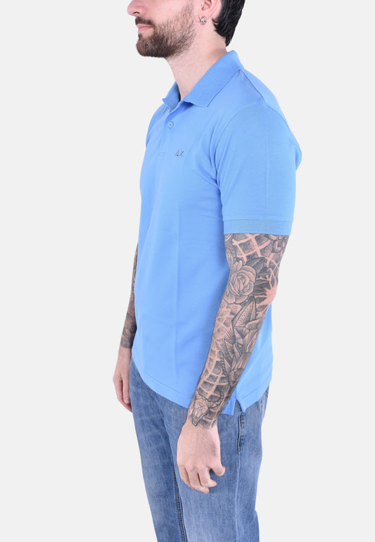 POLO PRINT UNDER COLLAR SHORT SLEEVES