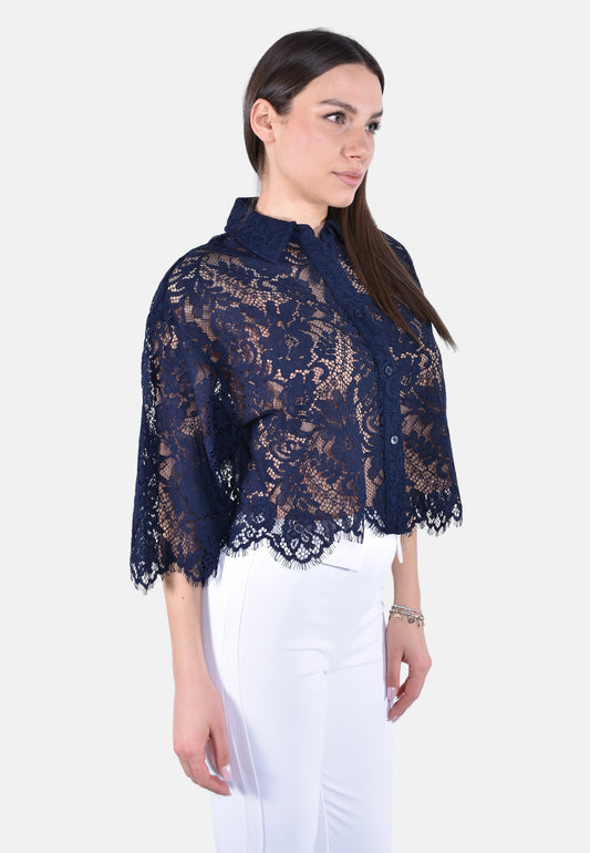 CORDED LACE SS SHIRT