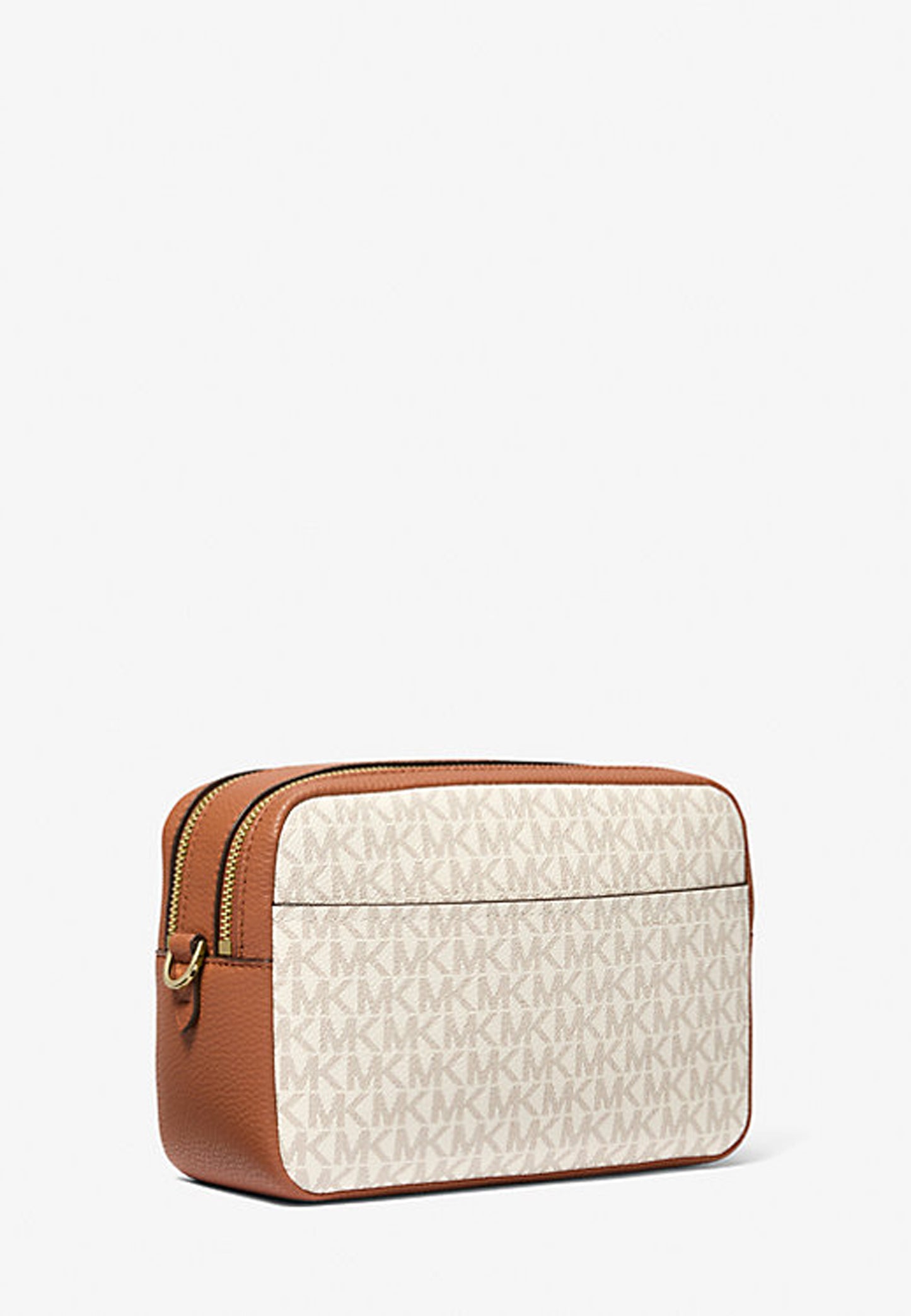 MEDIUM DOUBLE ZIP CHAIN CAMERA CROSSBODY