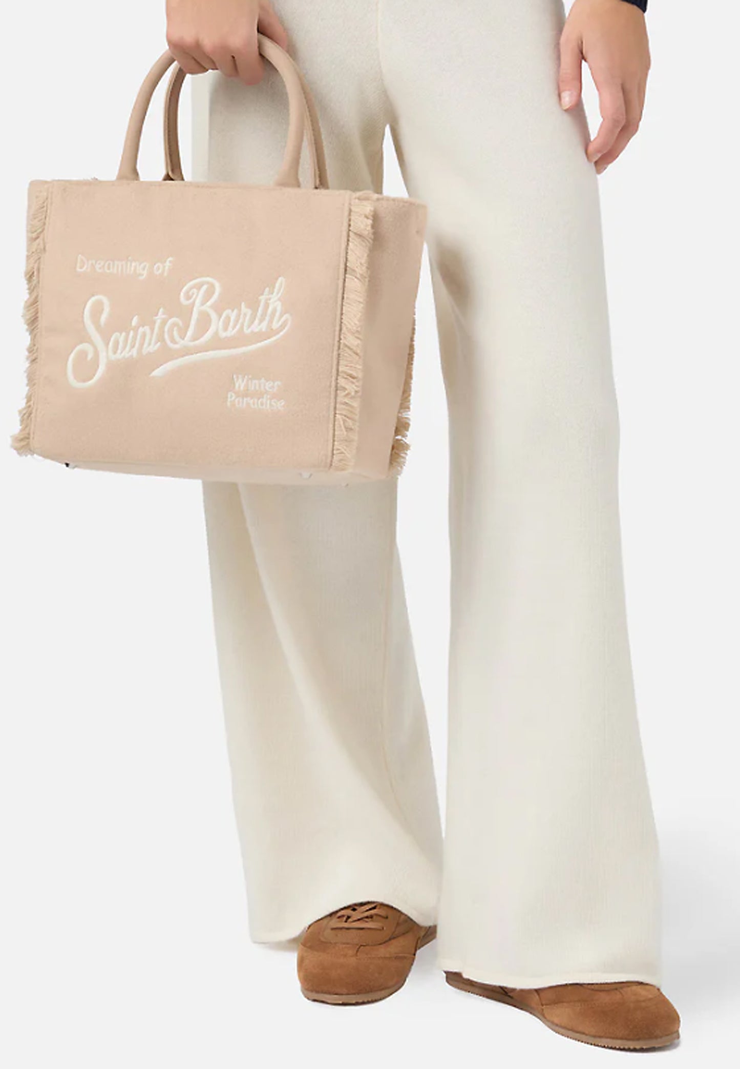 COLETTE FELT HAND BAG WITH STRAP