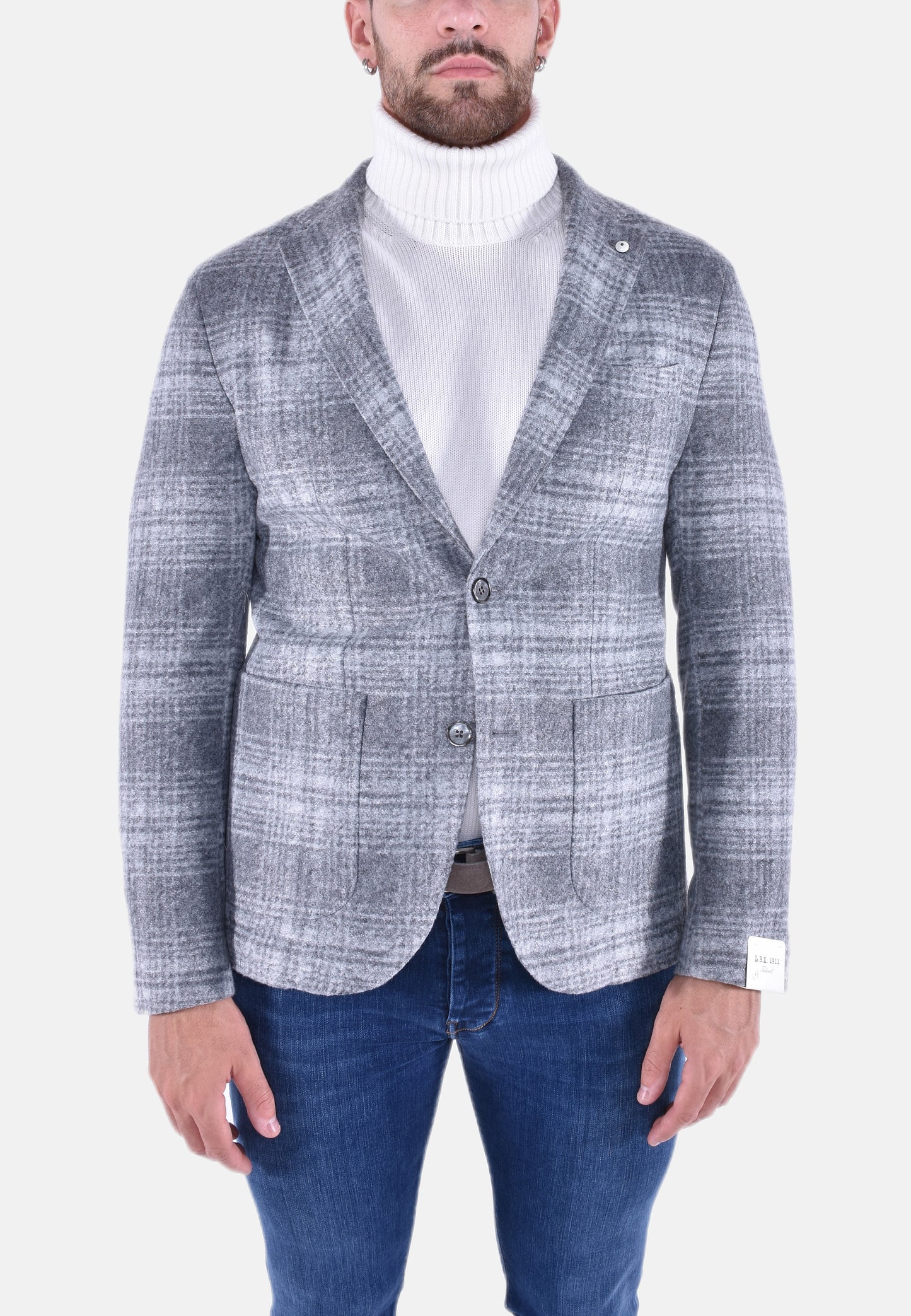 GIACCA SARTORIALE MONOPETTO REGULAR IN JERSEY