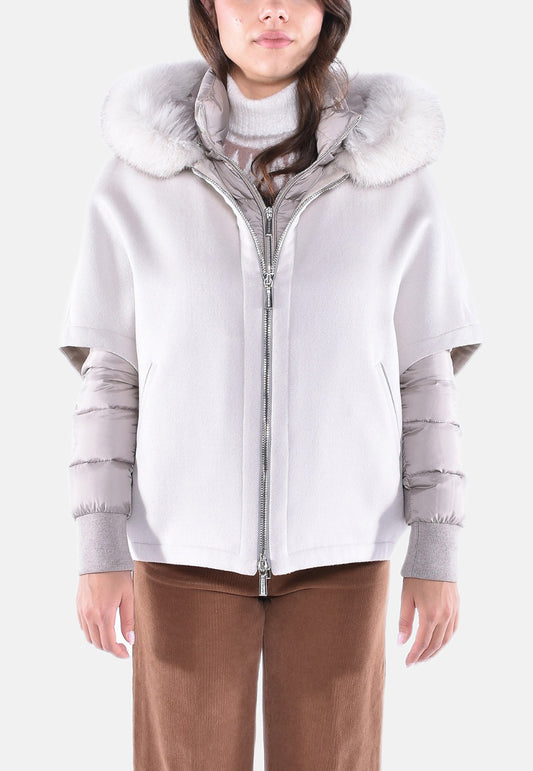 CAPPA IN LANA CON PIUMINO STACCABILE PEGASO