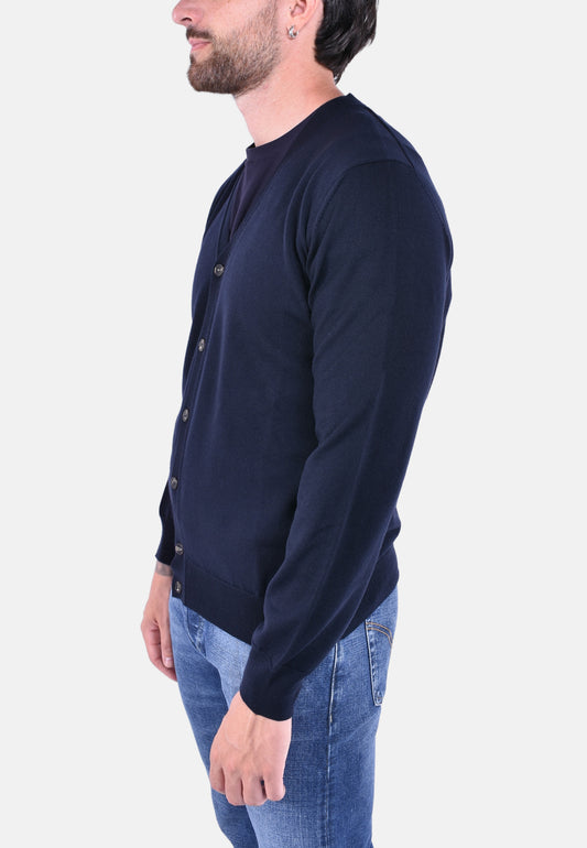 MAGLIA CARDIGAN IN LANA