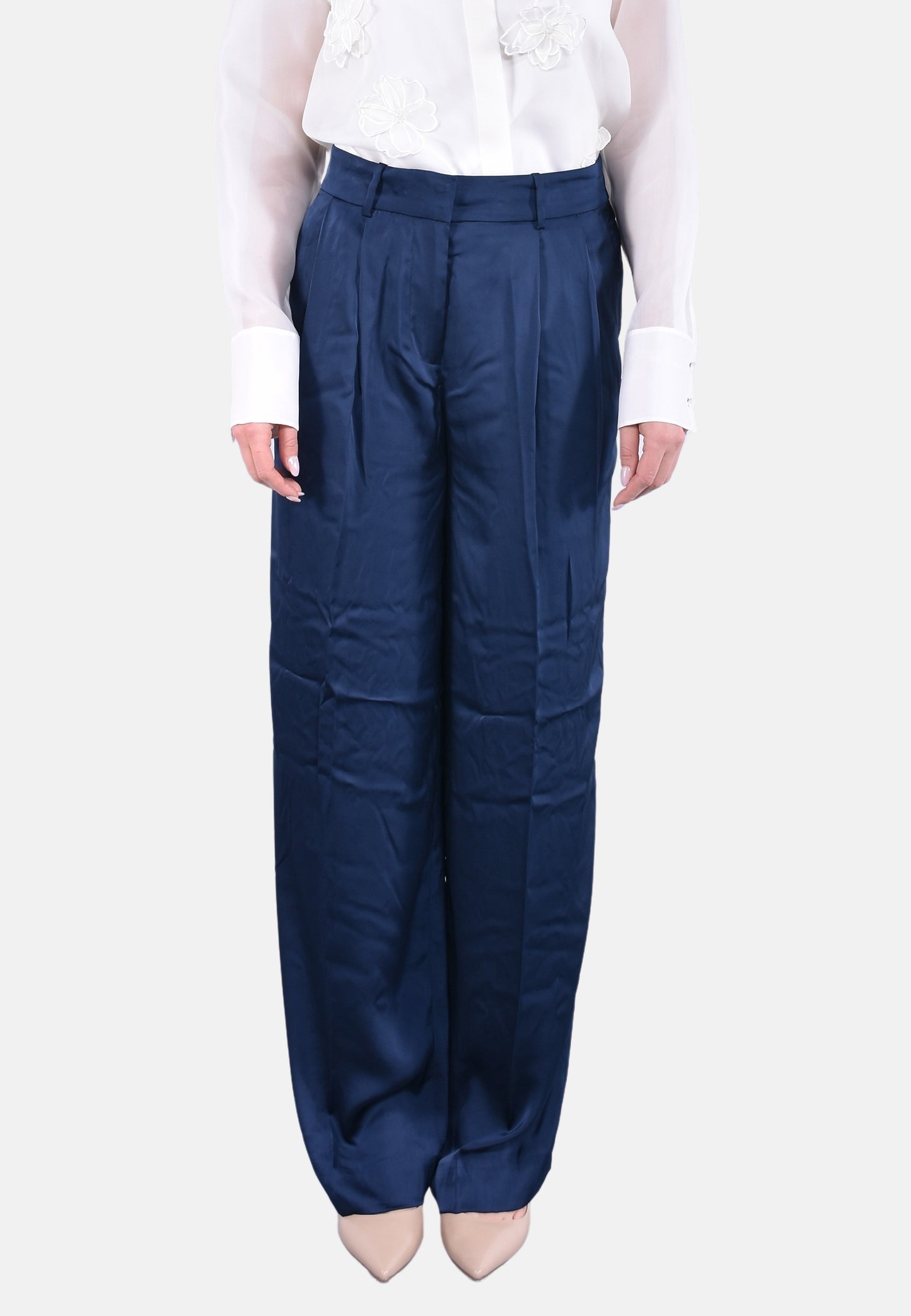 SATIN WIDE LEG PANT