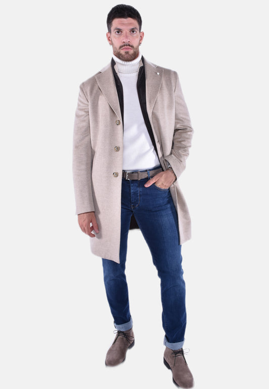 CAPPOTTO SARTORIALE REGULAR CON PETTORINA STACCABILE