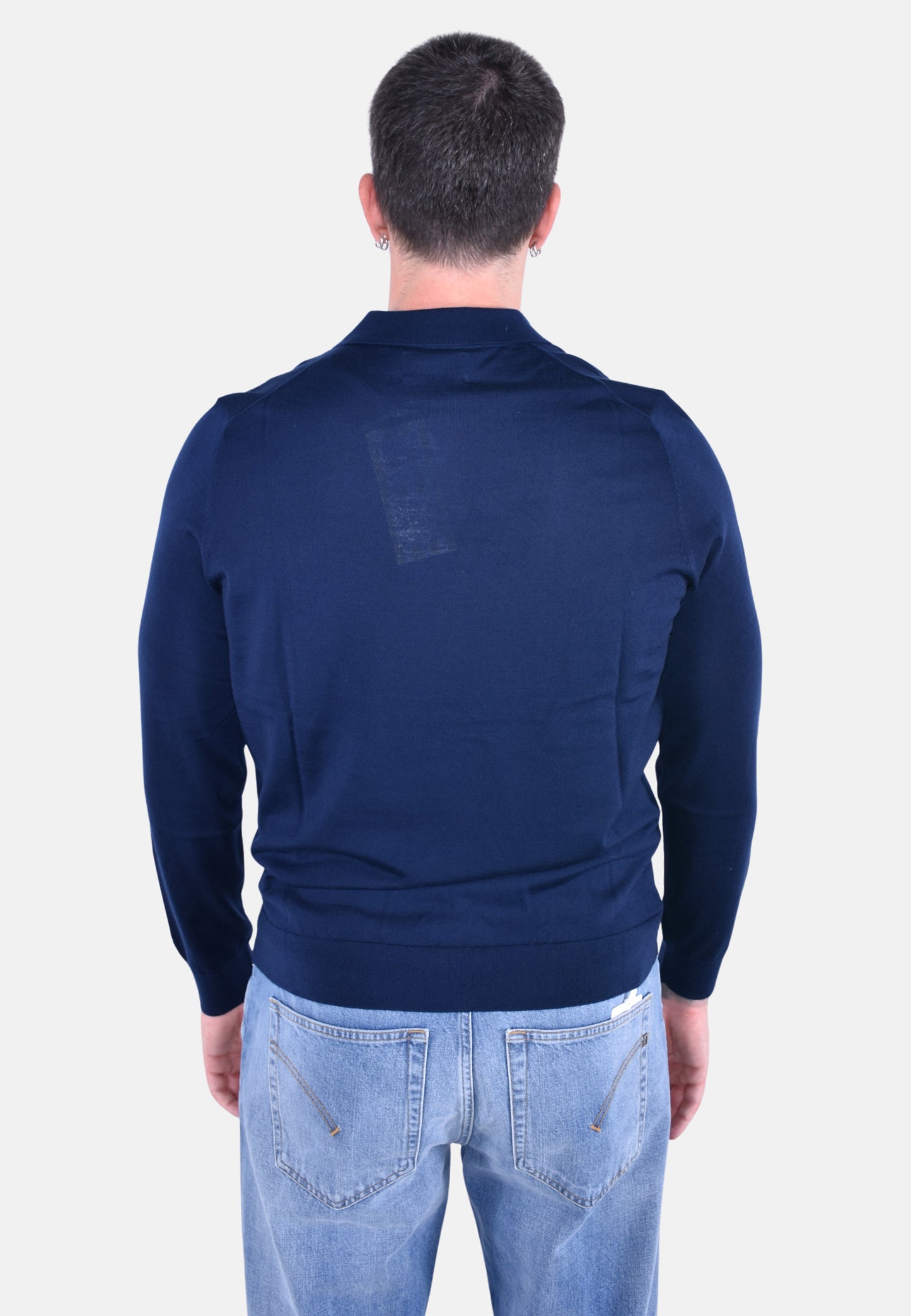 COVENT MERINO KNIT LONG SLEEVE POLO