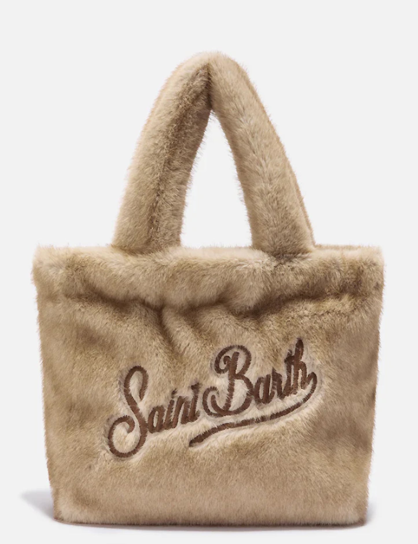 COLETTE SOFT FUR HAND BAG WITH STRAP