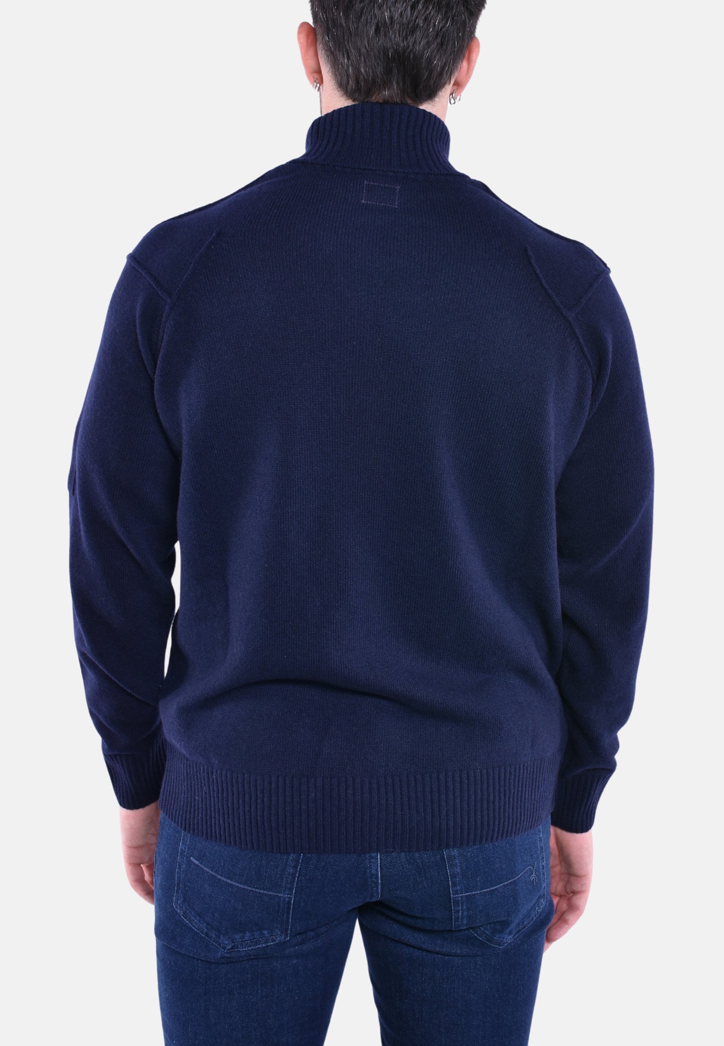 LAMBSWOOL GRS ROLL NECK KNIT