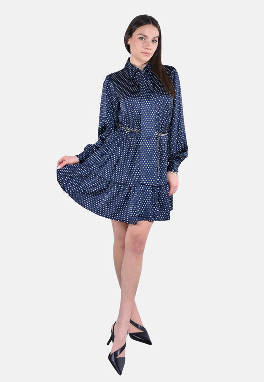DOT LS MINI DRESS