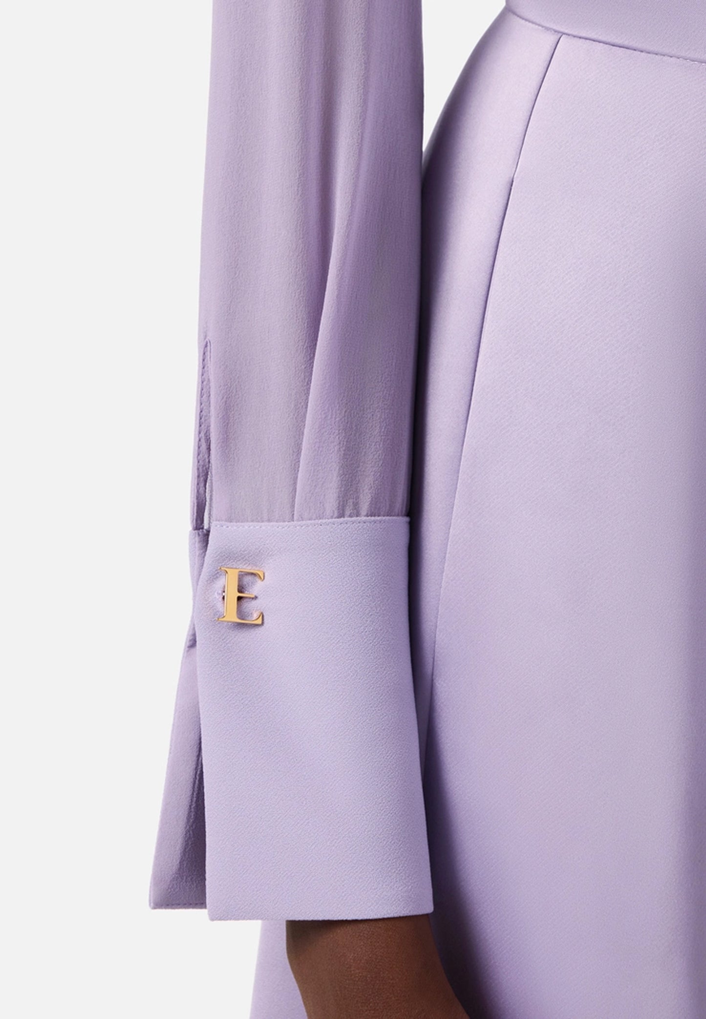 CAMICIA IN GEORGETTE E CREPE CON FUSCIACCA