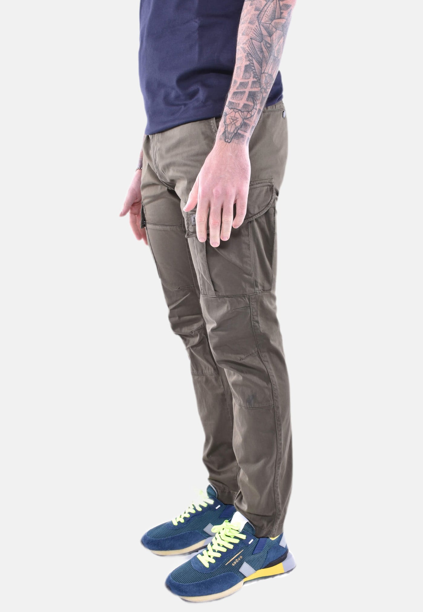 CARGO PANT SATIN STRETCH