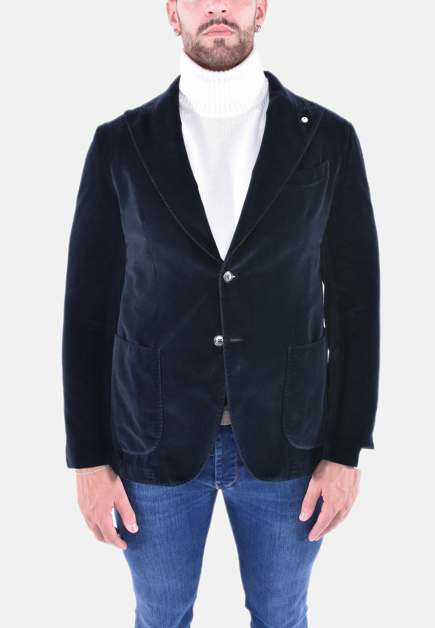 GIACCA SARTORIALE MONOPETTO REGULAR IN VELLUTO