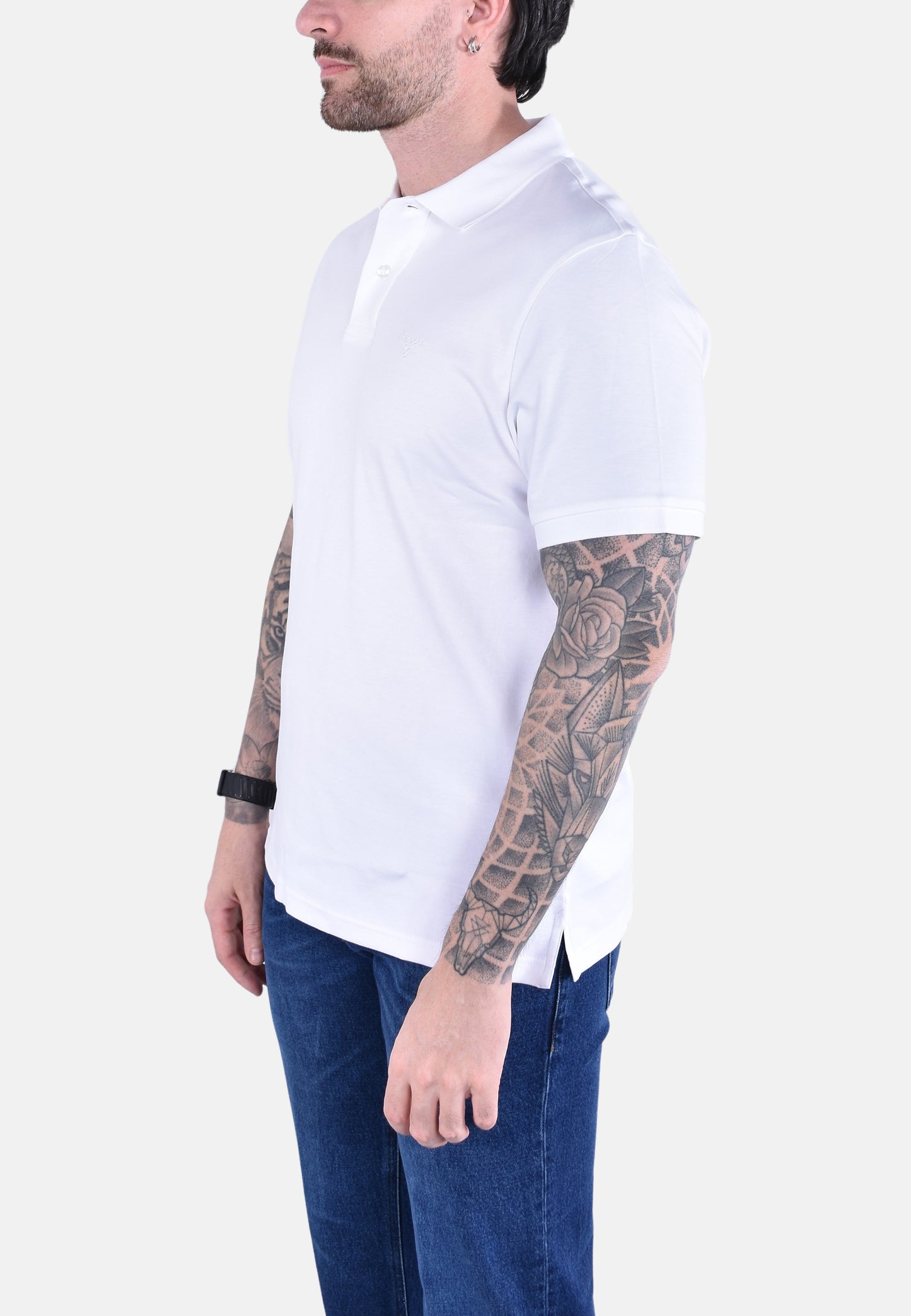 HYLTON INTERLOCK POLO SHIRT