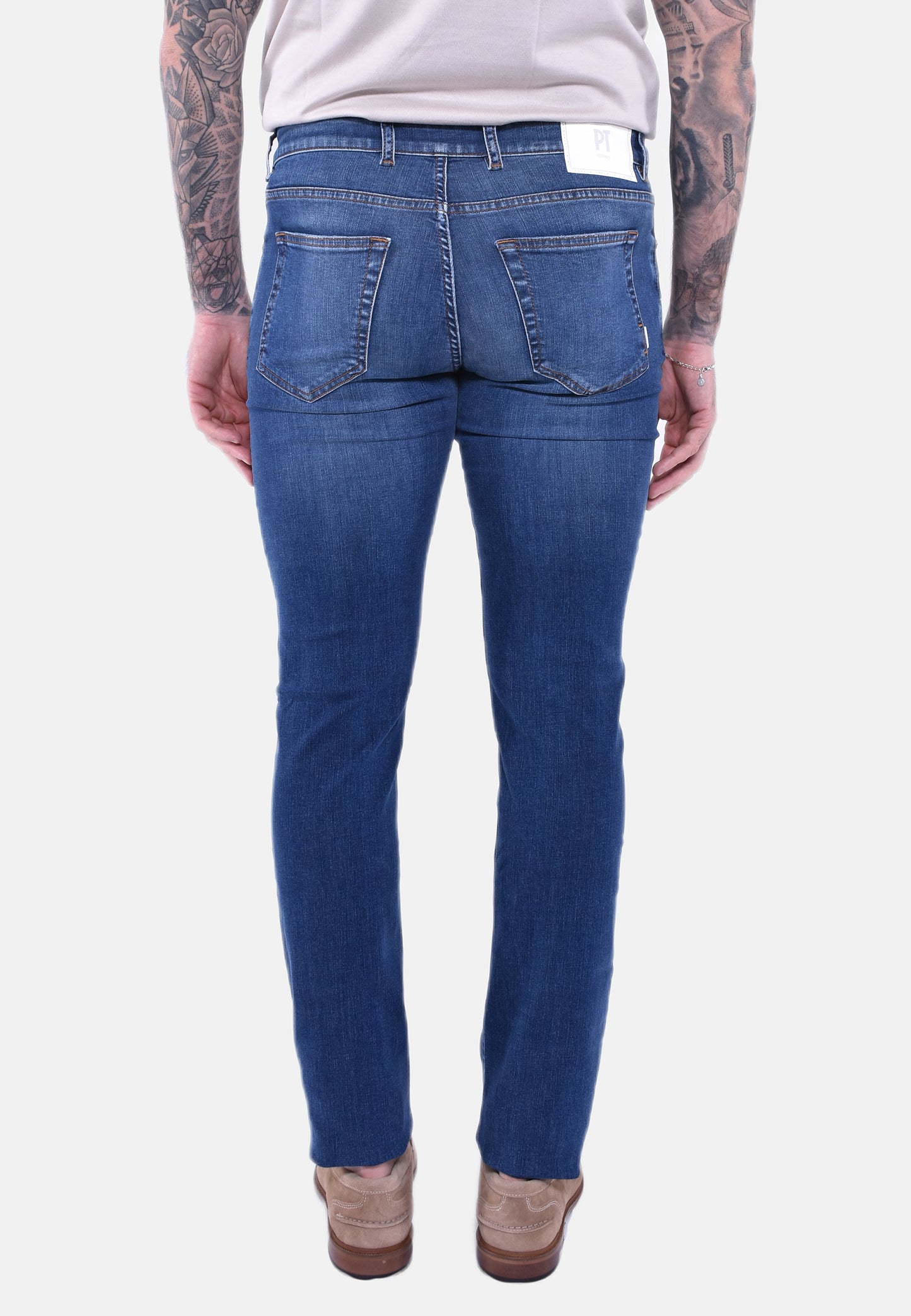 PANTALONE SWING INDIGO TRAVEL DENIM