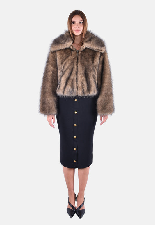 FAUX FUR BLOUSON