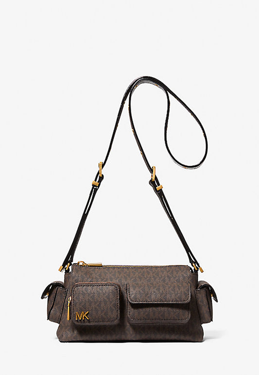 BORSA A SPALLA DAKOTA SM PICCOLA CON STAMPA LOGO