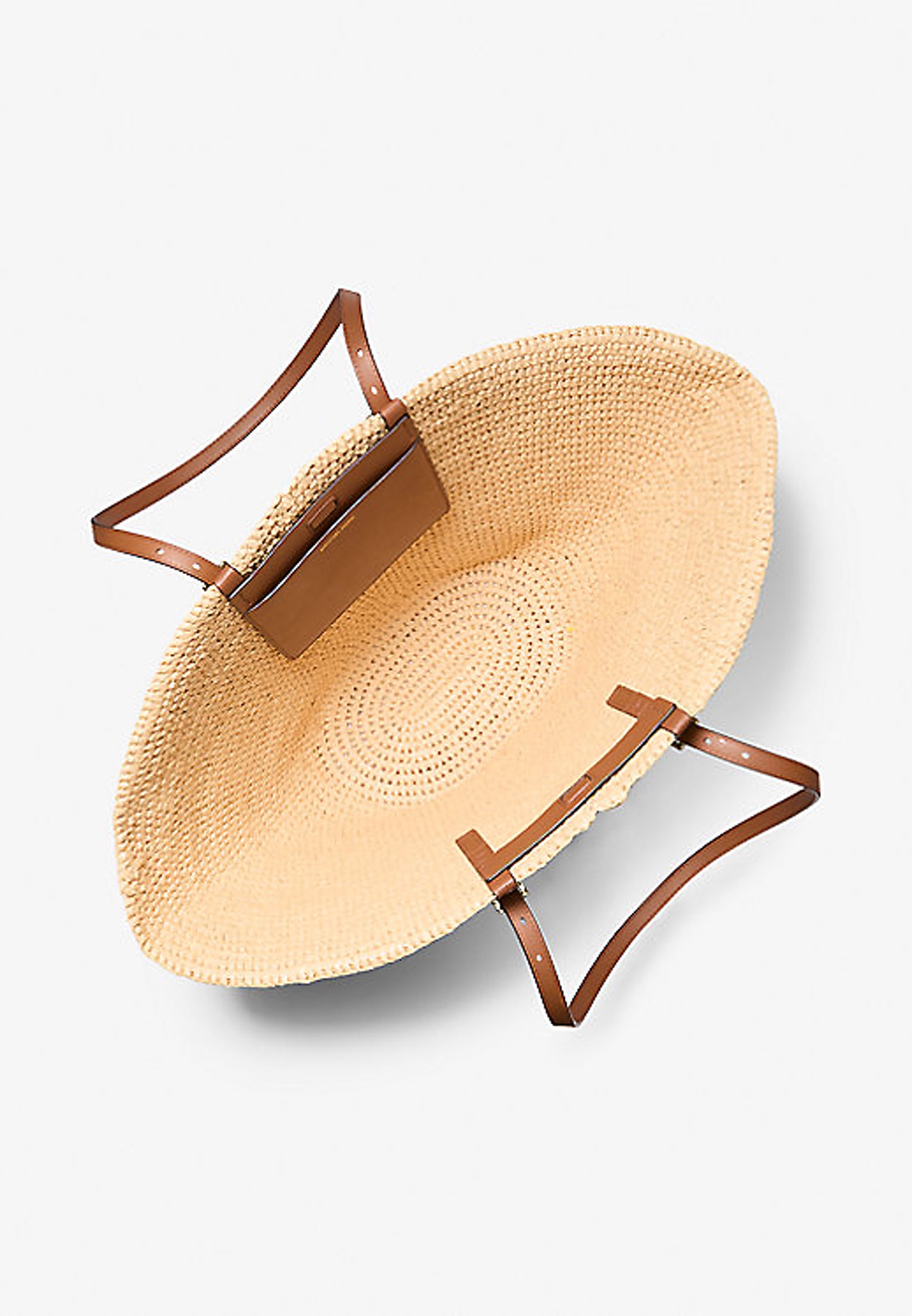 BORSA TOTE ISA GRANDE IN PAGLIA LAVORATA A MANO