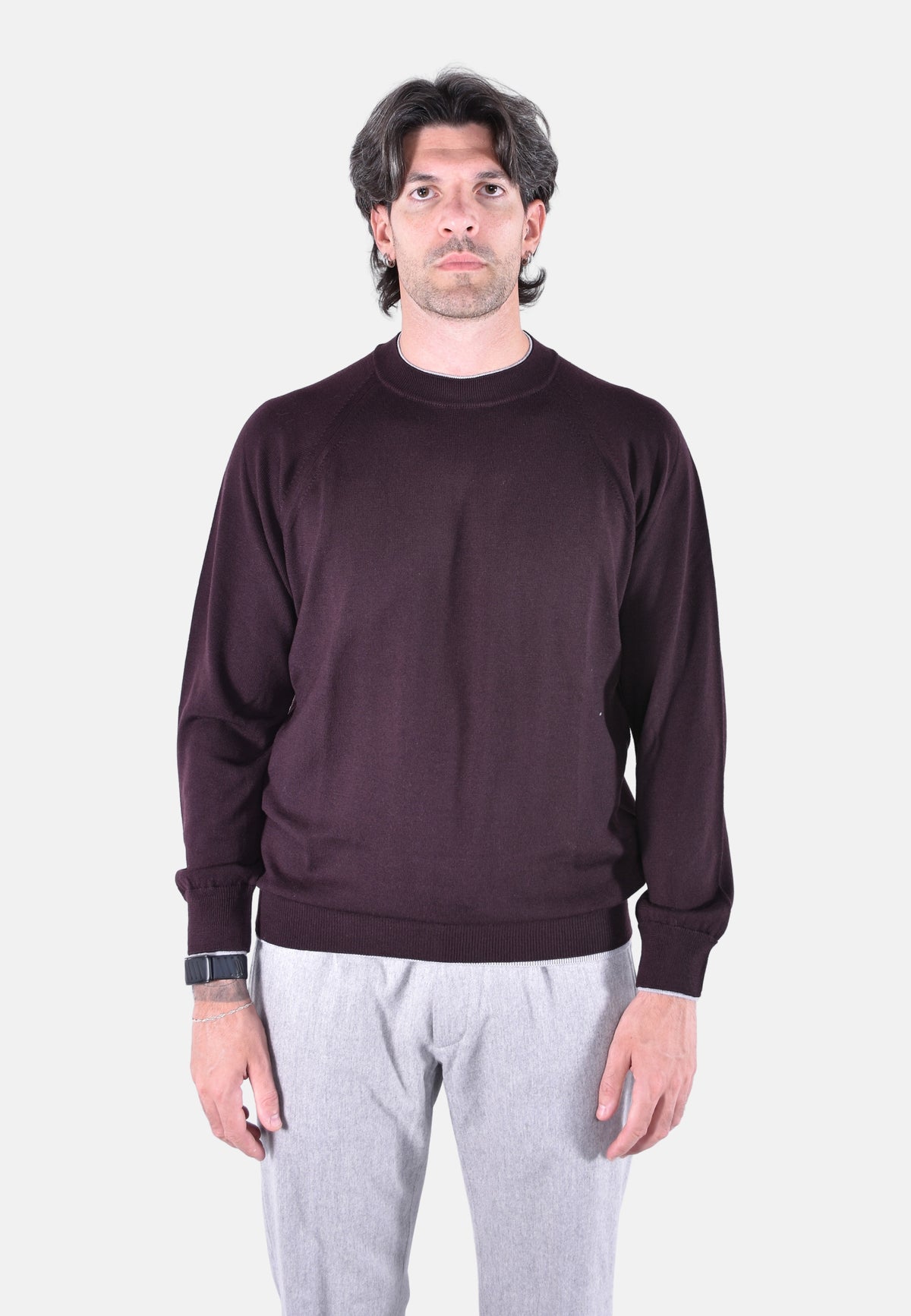 MAGLIA GIROCOLLO DOPPIO COLLO