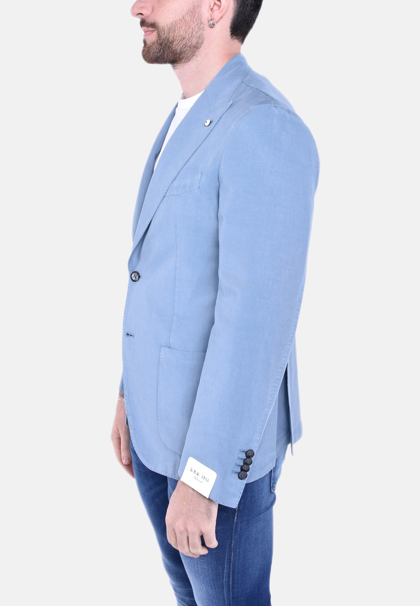 GIACCA MONOPETTO COTONE E LINO