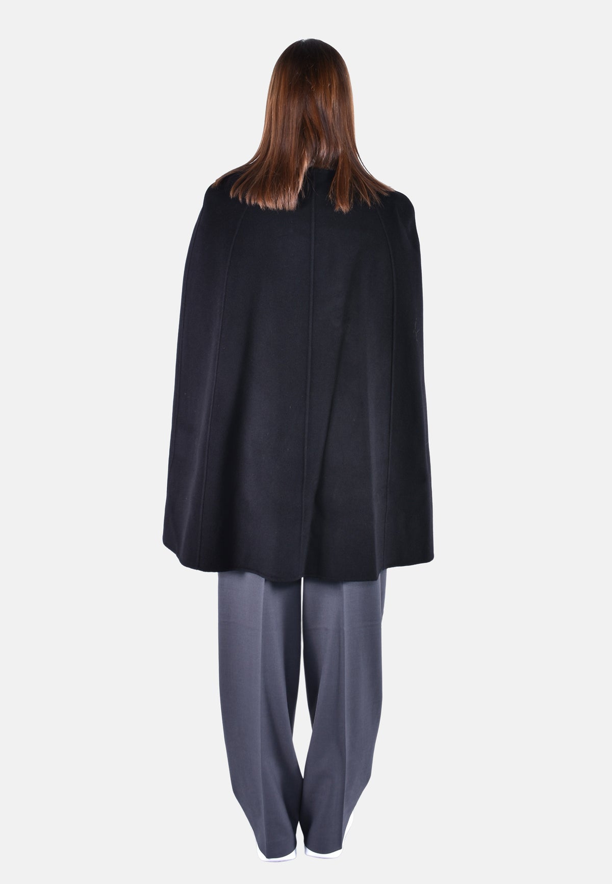 TURN LOCK WOOL CAPE